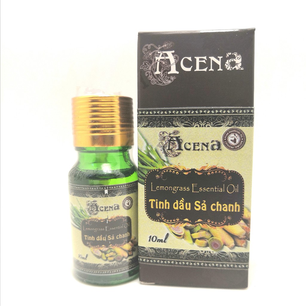 Tinh Dầu Sả Chanh Nguyên Chất ACENA 10ml Xông Hương Phòng, Đuổi Muỗi, Khử Mùi Hiệu Quả