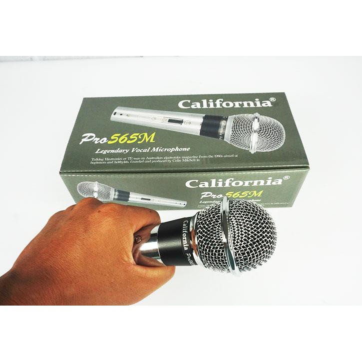 Micro có dây California PRO 565M hát karaoke, dùng trong các buổi họp, hội trường quy mô lớn