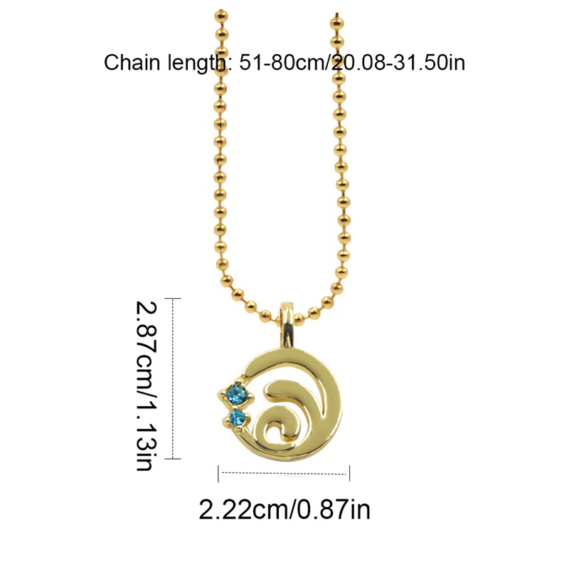 Vòng cổ Mặt Hình Nhân Vật Game Genshin Impact Thời Trang