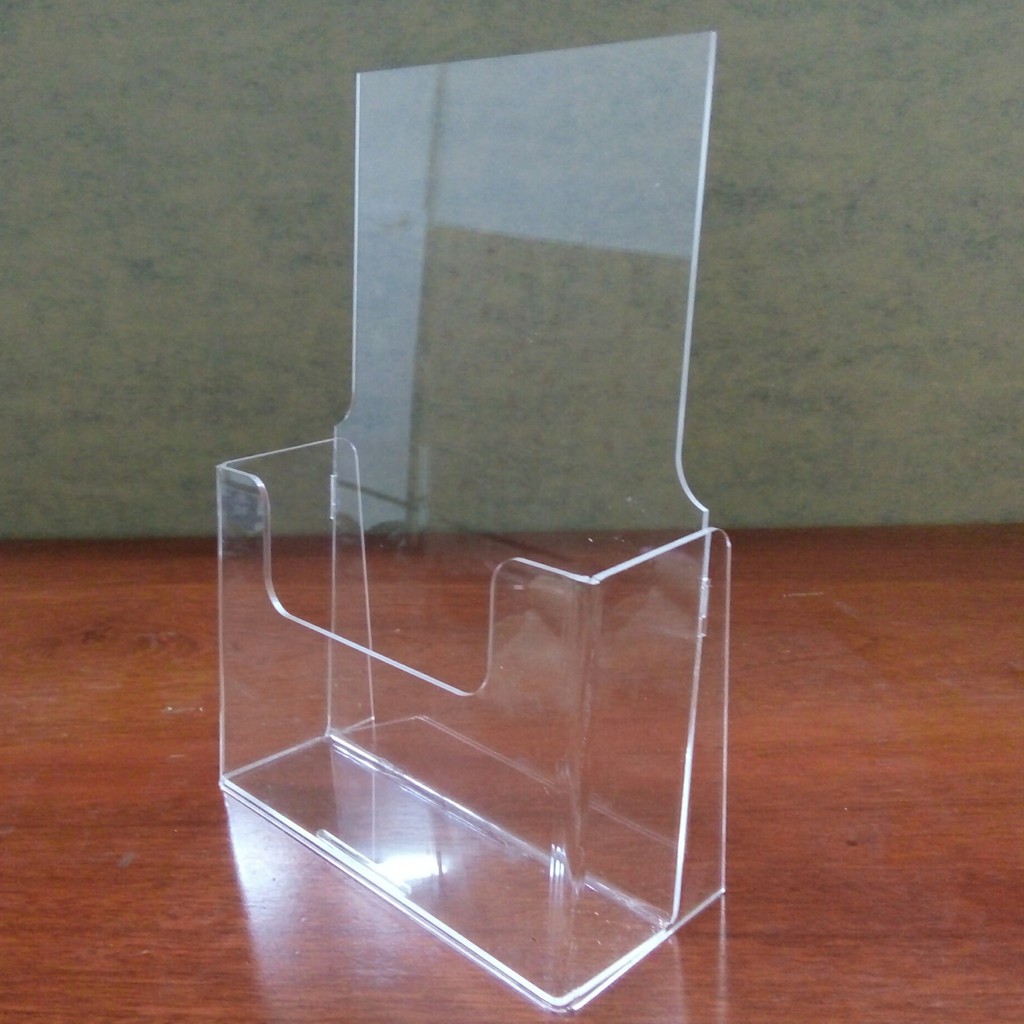 Kệ mica để bàn A5 đựng tờ rơi, brochure, leaflet, giấy, tài liệu - Loại tốt