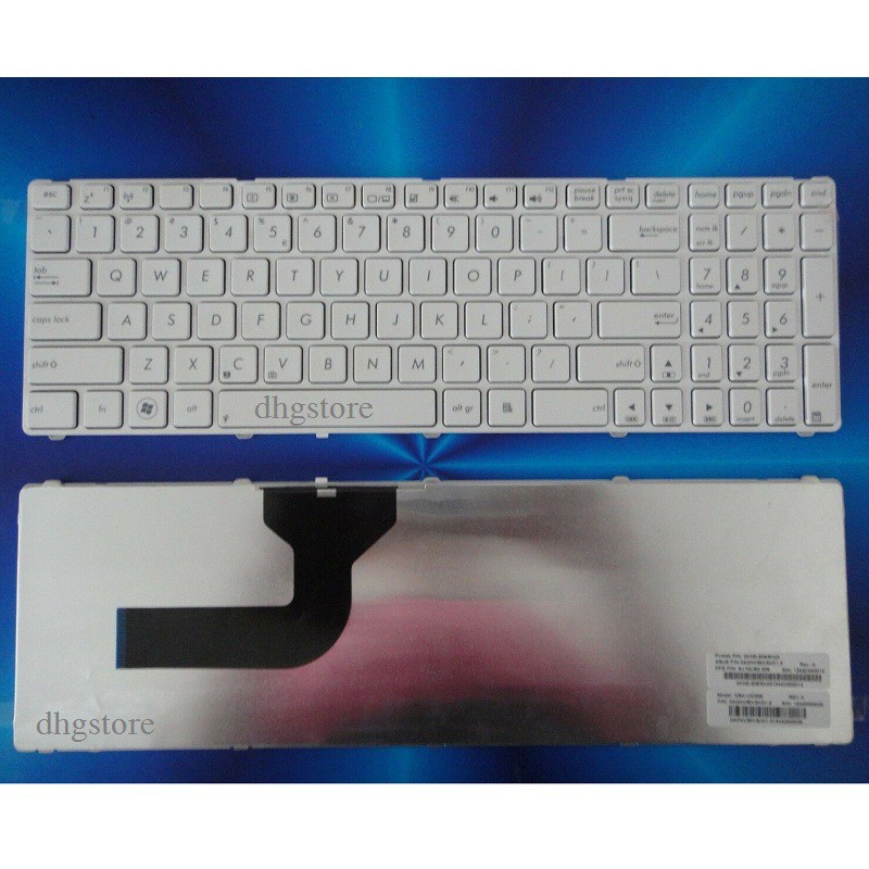 Bàn phím laptop Asus K52,K53,UL50,G51,G72,G73,N50,N53,G50,N61,X55C,U50,UX50,R503C  BH 12 tháng