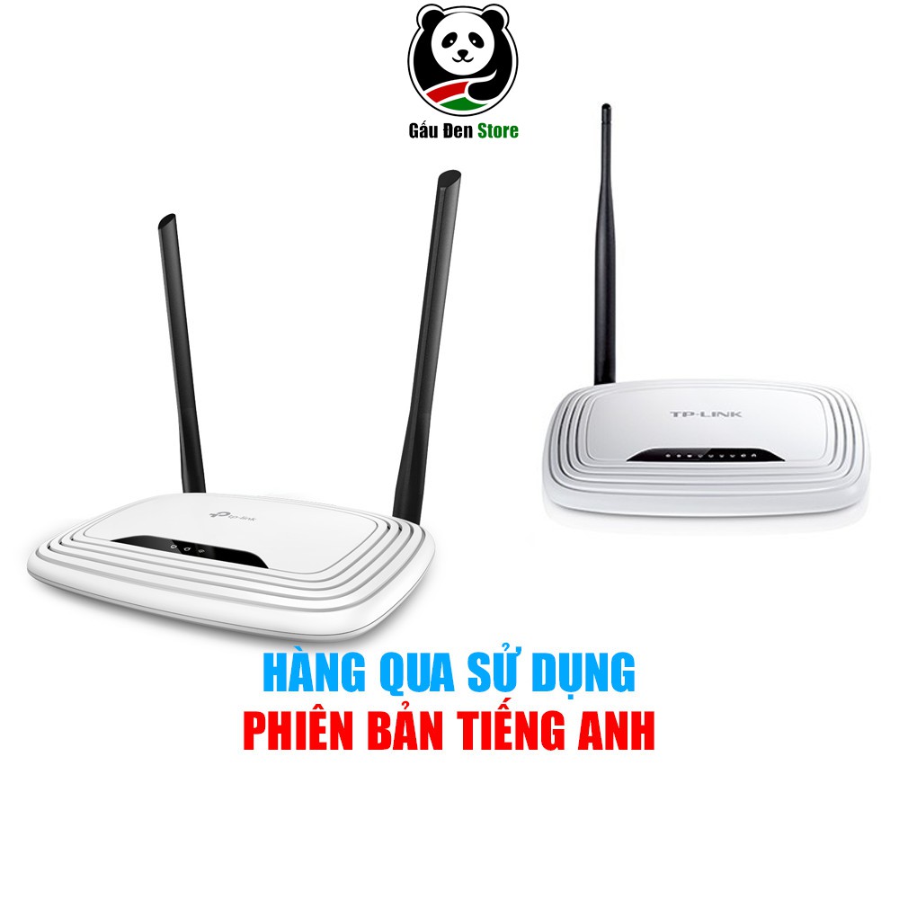 (Kèm nguồn) Bộ phát wifi 1 râu TPLink 740N và 2 râu 841N - Bảo hành 01 tháng