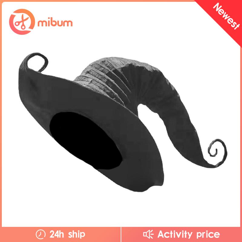 Mũ Phù Thủy Màu Đen Hóa Trang Halloween Hiện Đại
