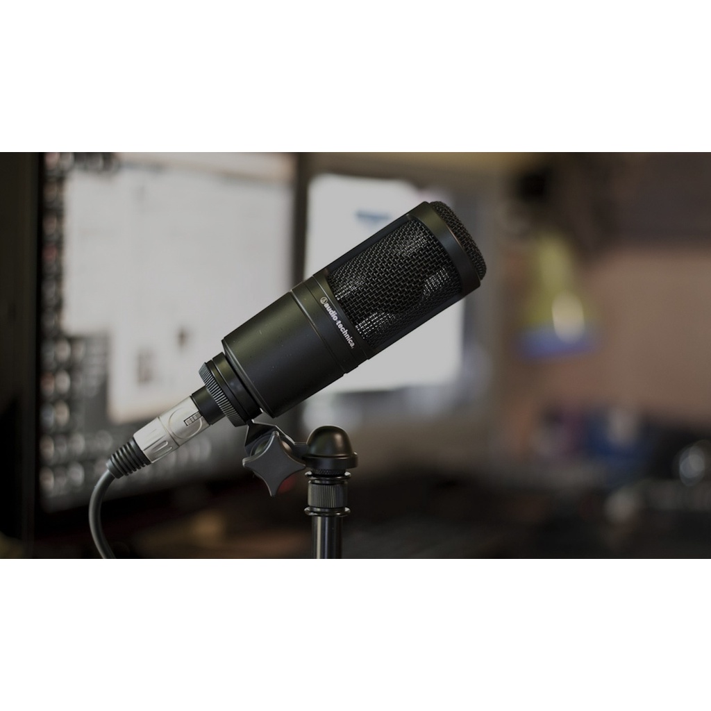 Mic Thu Âm Technica AT2020. Thiết Kế Đẹp Trẻ Trung Hào Hoa, Năng Động, Âm Thanh Sống Động Dễ Sử Dụng. Bảo Hành 12 Tháng.