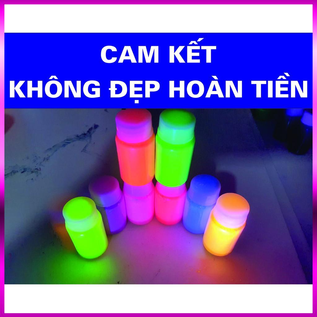 Màu Acrylic Phản Quang Chicken 5D Hũ 30ml Phát Sáng Trong Bóng Tối Khi Có Ánh Đèn UV Chiếu Fluorescent Acrylic Paint
