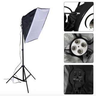 [ The Royal's ] Đèn flash chụp ảnh Studio 4 bóng 540W 50x70cm - Hàng mới