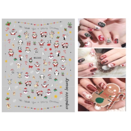 Sticker noen hình dán giáng sinh siêu đẹp