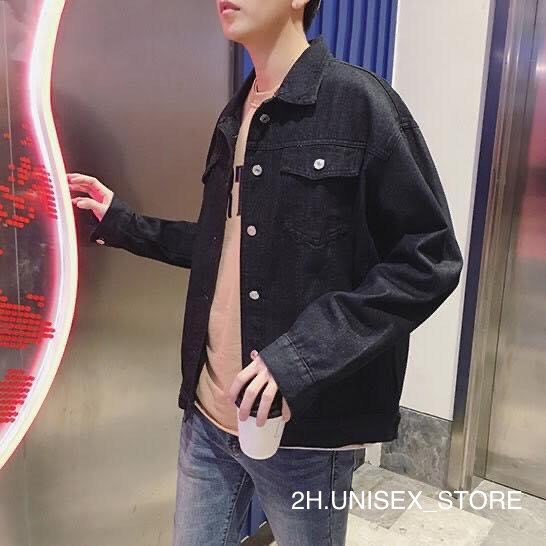 ÁO KHOÁC JEAN KAKI NAM NỮ UNISEX FROM ĐẸP CHUẨN 2H.UNISEX_STORE