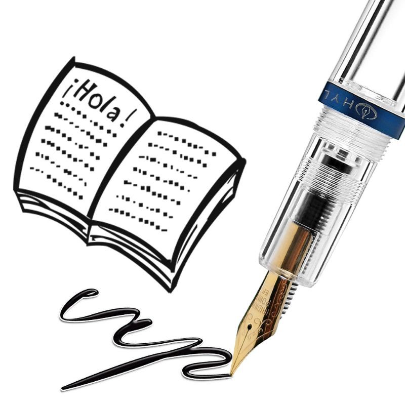 Bút Máy Kiểu Dáng Sang Trọng Nét Viết Đẹp 0.38 / 0.5mm