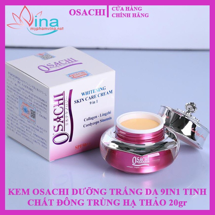 KEM OSACHI DƯỠNG TRẮNG DA 9IN1 TINH CHẤT ĐÔNG TRÙNG HẠ THẢO 20GR
