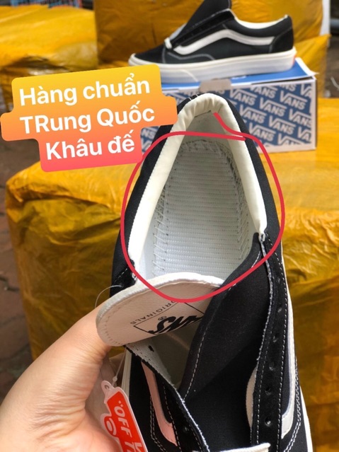 GIÀY VANS VAUL LOT DA THẬT SC [ FREESHIP + BOX ]