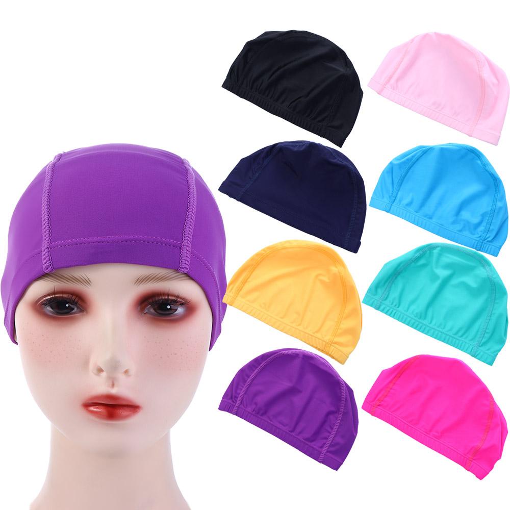 DANILO Mũ Bơi Turban Siêu Mỏng Chống Thấm Nước Màu Sắc Đơn Giản Thoải Mái