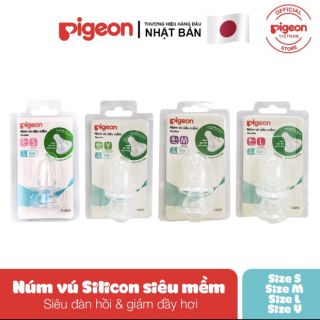 Núm ti/Núm vú Pigeon  siêu mềm cổ hẹp
