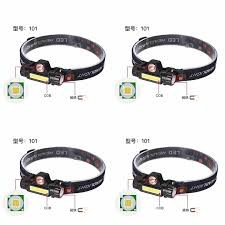 Đèn pin đội đầu 2 BÓNG 101 sáng Tặng Kèm Pin