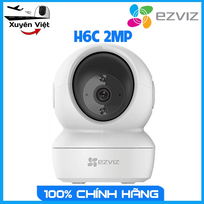 Camera H6c EZVIZ 1080P 2MP WiFi Không Dây - Camera Xuyên Việt