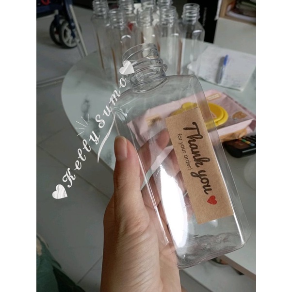 Set 20 Tem Thank You , Tem Niêm Phong Giấy Kraft Vintage Sang Trọng