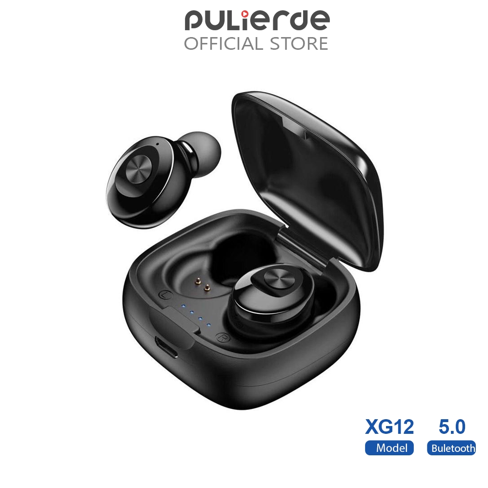 Tai Nghe Không Dây PULIERDE XG-12 Kết Nối Bluetooth 5.0 Âm Thanh 3D Tương Thích Với Mọi Điện Thoại