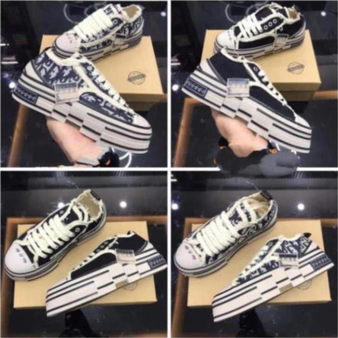 Giày Sneaker Rách Xvessel,  Giày CV Rách Xvessel đế gỗ hot trend nam nữ