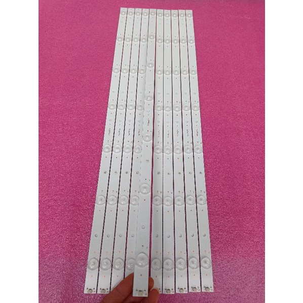 10 thanh led 7 bóng 6v độ cho tivi 32 inh