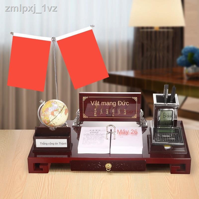 ☄ ▽ ▦Cao -đồ trang trí văn phòng để bàn, sếp sáng tạo, hộp đựng bút quà tặng lãnh đạo