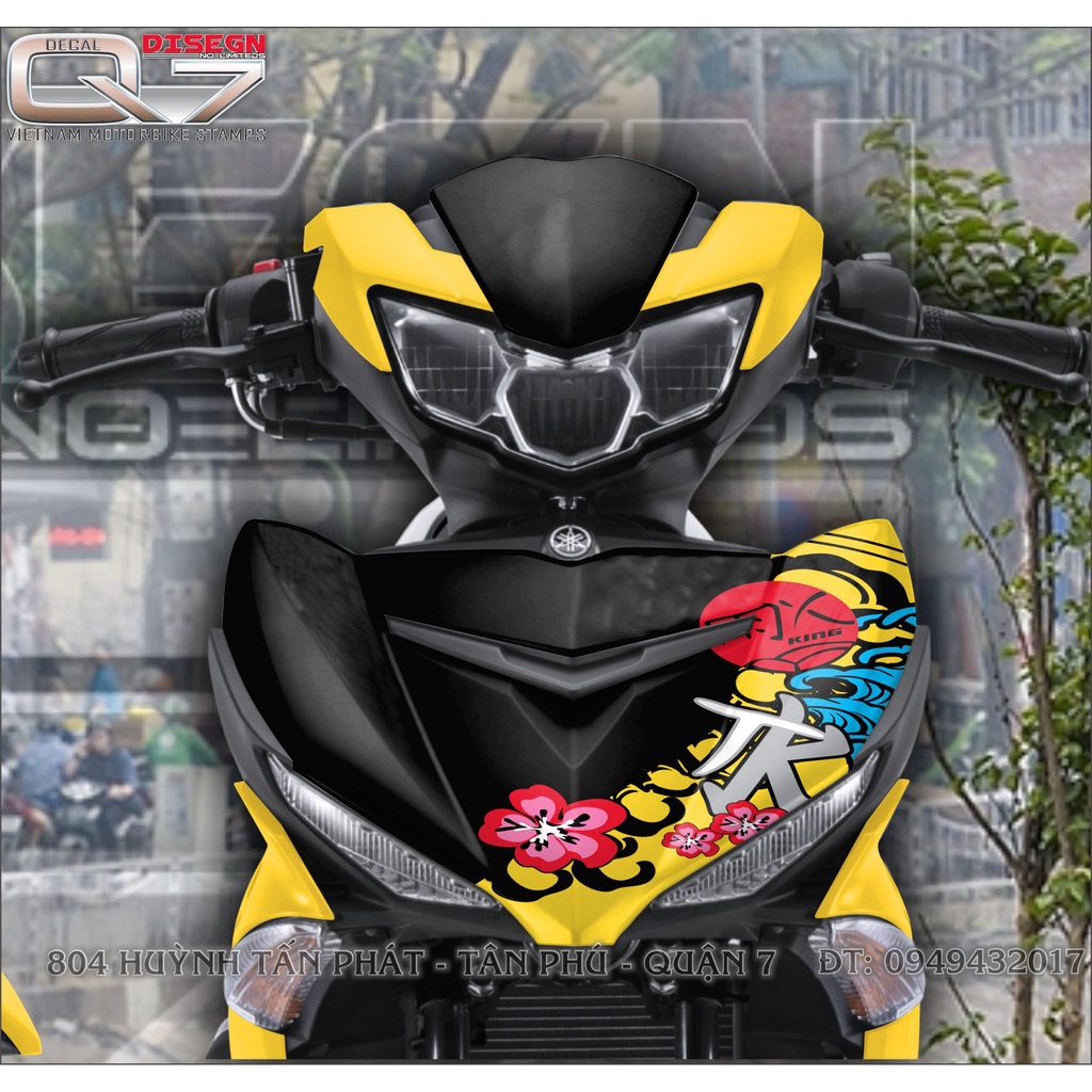 TEM RỜI EXCITER 150 CÁ CHÉP