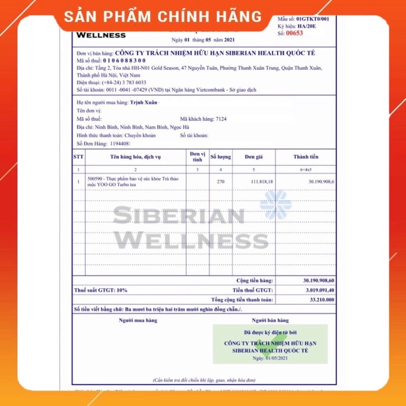 Trà Yoo go Turbo Tea Body T Siberian Health mẫu mới - Trà Thảo Mộc Giảm Cân, Giảm Mỡ Nội Tạng Giữ Dáng của Nga