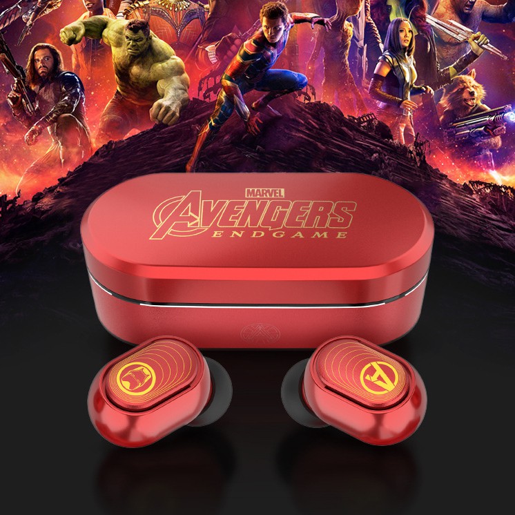 Tai nghe kết nối bluetooth 5.0 TWS phong cách nhân vật Marvel Avengers chống nước IPX7 BẢO HÀNH 3 THÁNG 1 ĐỔI 1 | BigBuy360 - bigbuy360.vn