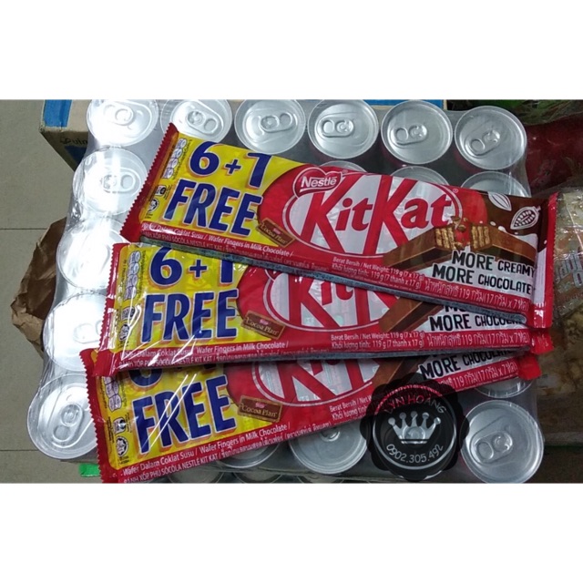 SOCOLA KITKAT GÓI 6 Thanh TẶNG NGAY 1 thanh (DATE: T10/2020)