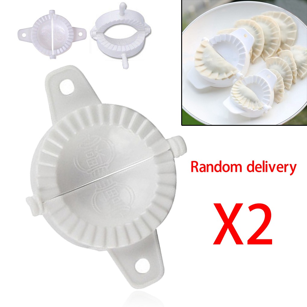 Set 2 khuôn làm há cảo thủ công bằng nhựa tiện dụng cho nhà bếp