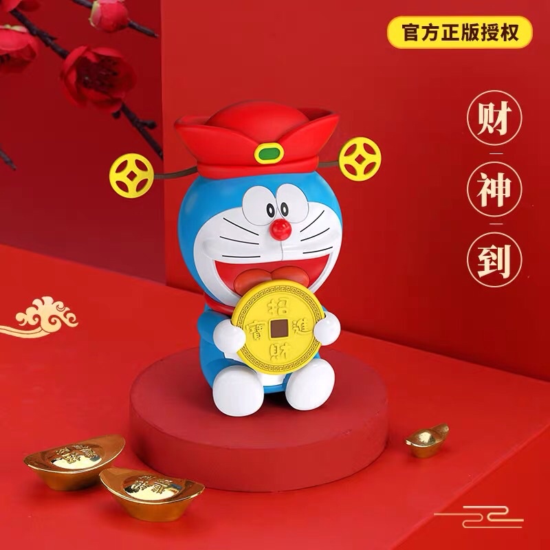 Mô hình trang trí nhân vật Doraemon Tết 2022