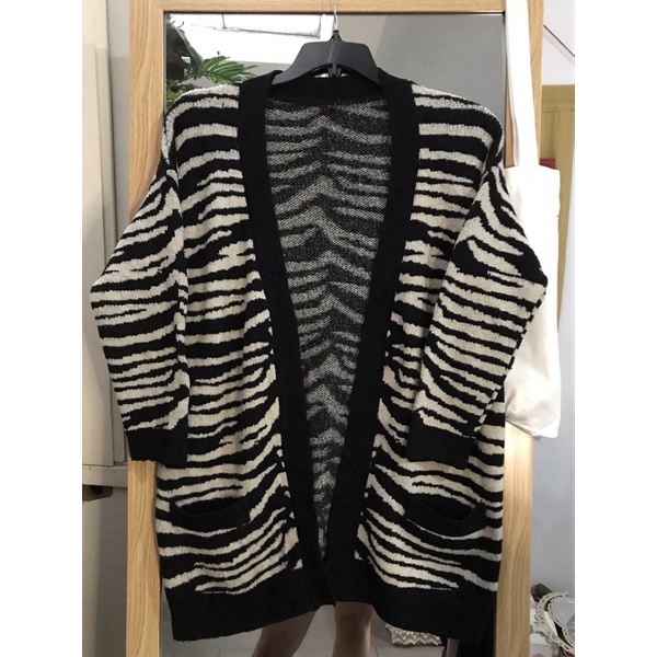 Áo cardigan chốt trên live