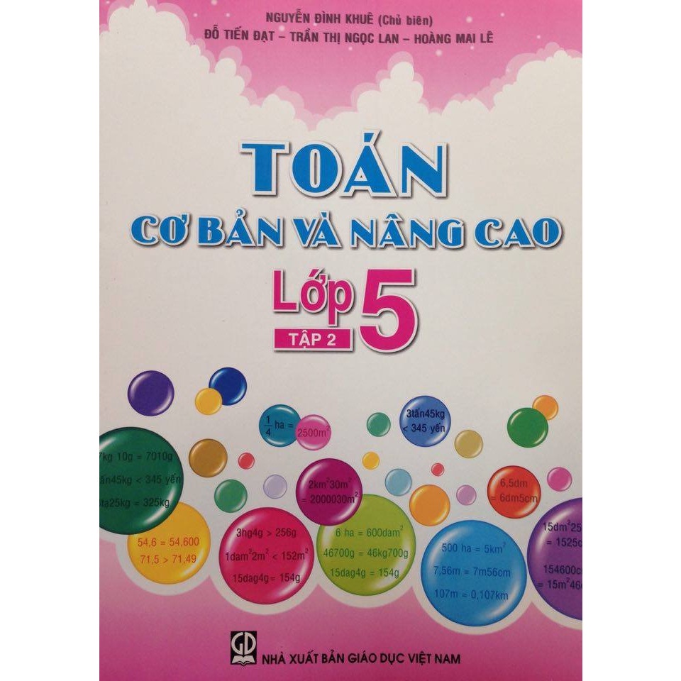 Sách Bộ 2 tập: toán cơ bản và nâng cao lớp 5 - Giáo Dục