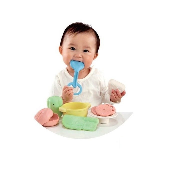 Bộ đồ chơi cho bé 6 - 12 tháng tuổi từ PEOPLE Nhật Bản | Hương Gạo &amp; Vị Gạo Trong Từng Sản Phẩm 100% Made in Japan