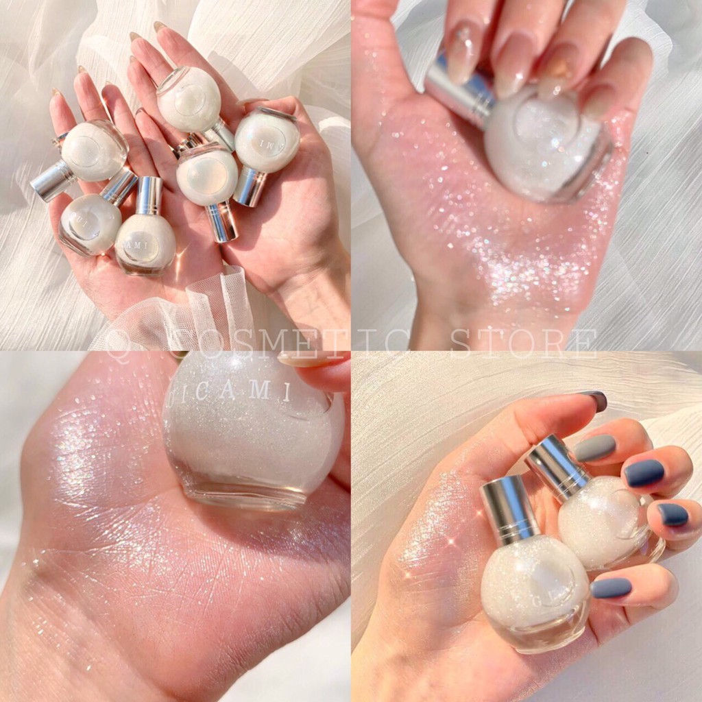 (Guicami) Nhũ Bắt Sáng Lỏng Dạng Lăn Highlight Guicami Herlove