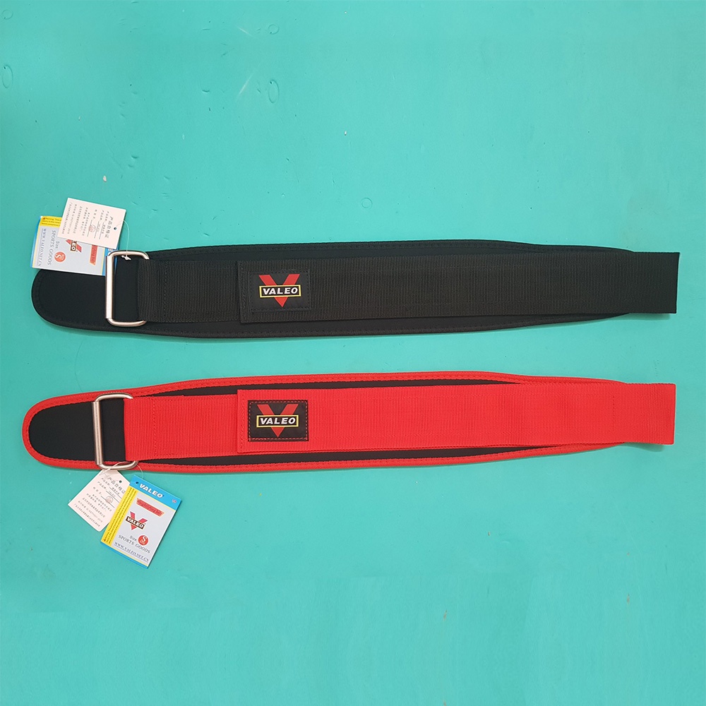 Đai lưng mềm Valeo bản 12.5cm - hỗ trợ bảo vệ lưng Tập Gym, gánh tạ, deadlift