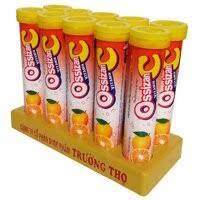 Ossizan C - C sủi - Bổ sung Vitamin C hương vị cam - Tăng cường sức đề kháng, ngăn ngừa virus - 1 Tuýt 20 viên