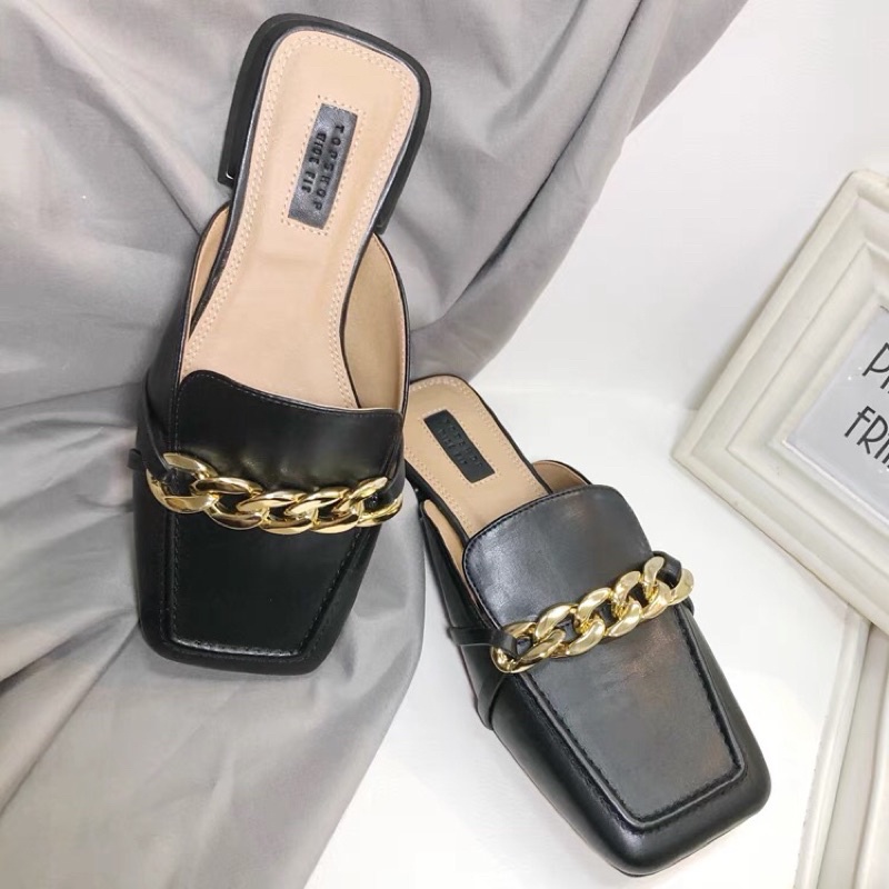 DÉP SỤC DA ĐÍNH XÍCH TOPSHOP AUTH CỰC XỊN