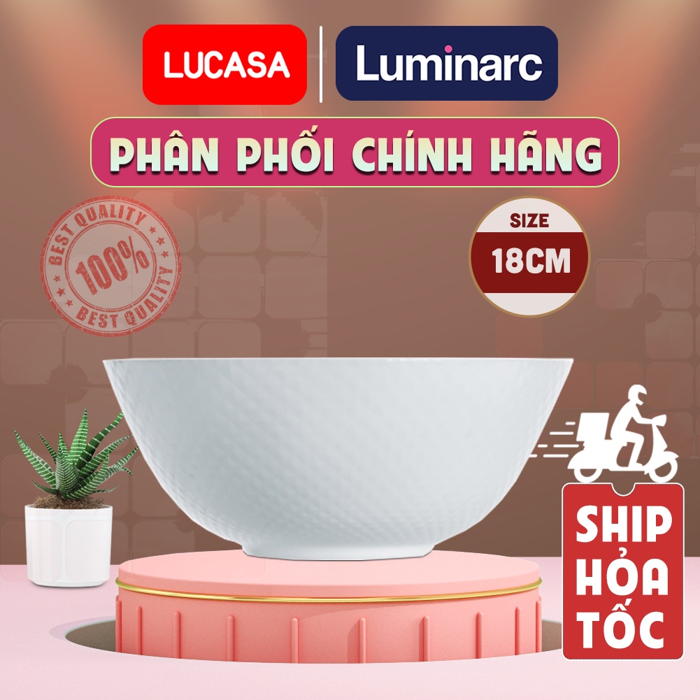 Bộ 6 Tô Thủy Tinh Luminarc Diwali Precious 18cm - LUDIQ1657 | Phân Phối Chính Hãng