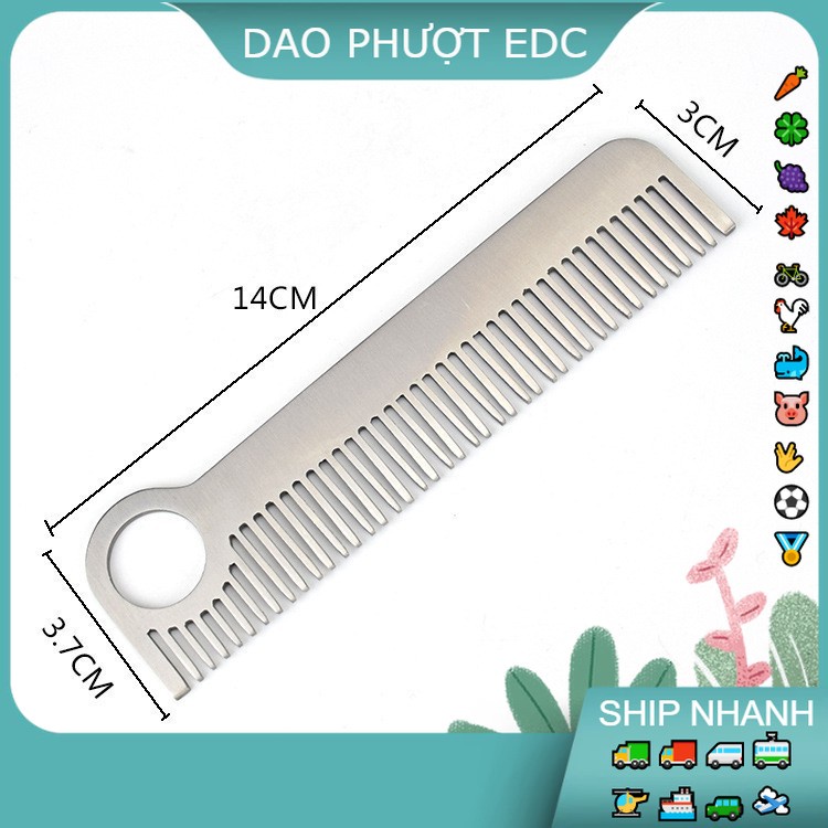 Lược EDC - Thép Không Gỉ