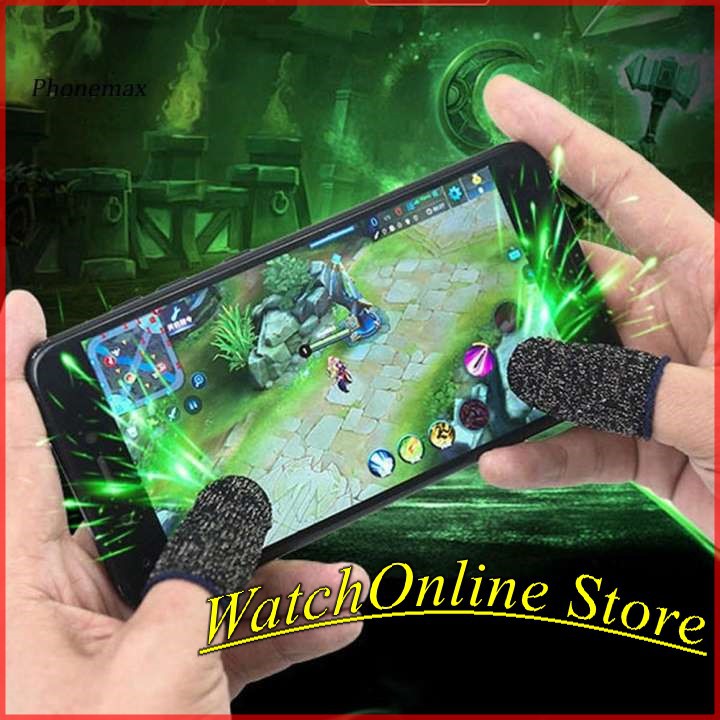 Bộ 2 Bao Ngón Tay Dệt Kim Chuyên Dụng Chơi Game Mobile Chống Mồ Hôi