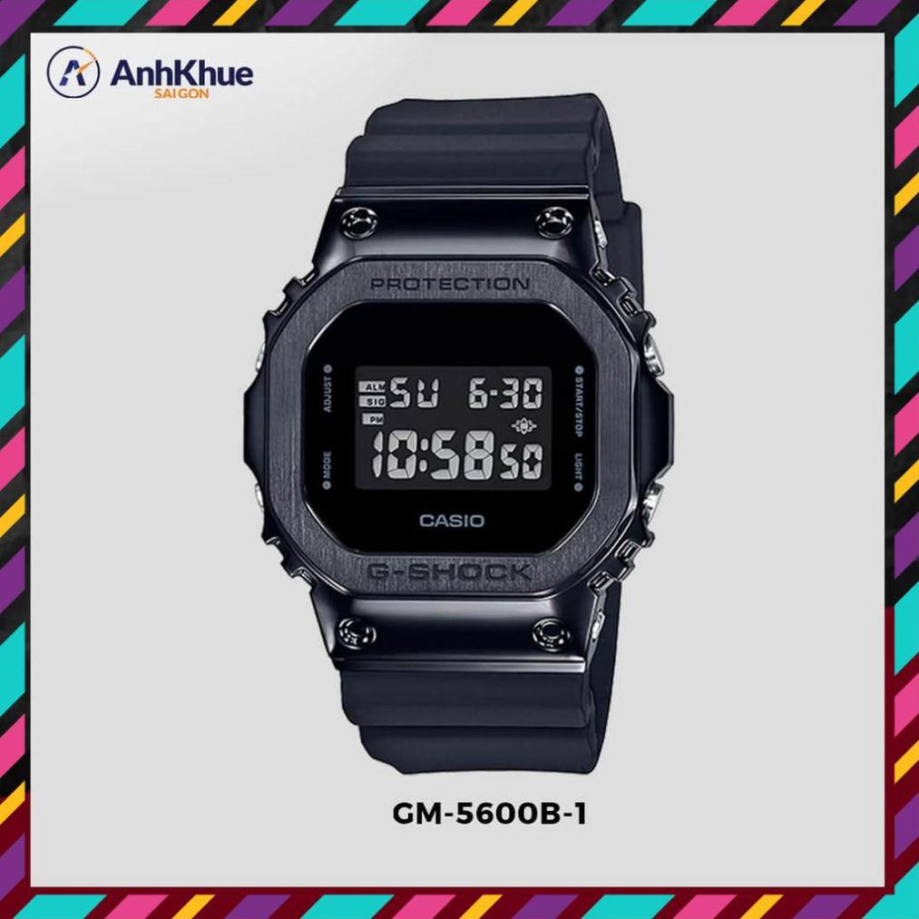 Đồng hồ nam Casio Gshock DW5600_FLORAL – Full box Nam tính, 42mm, Đen huyền ảo -ME_WATCH