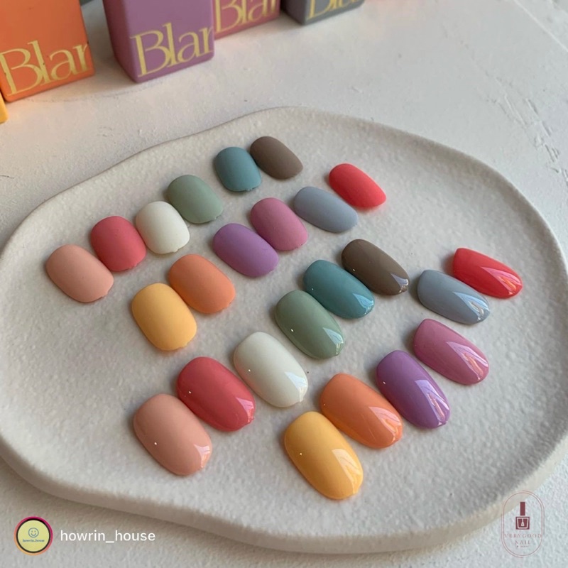 Blanc de blue nail - Sơn gel tách lẻ 1 chai - set mùa xuân MEMOIRE 1pc