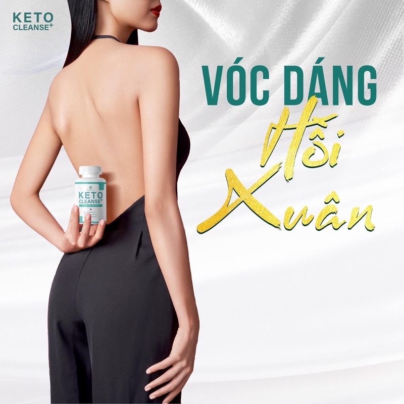KETO CLEANSE+ viên uống giảm MỠ nhập khẩu Mỹ☘️MISKAFA☘️giảm cân an toàn & cơ chế giảm cân 3 in 1