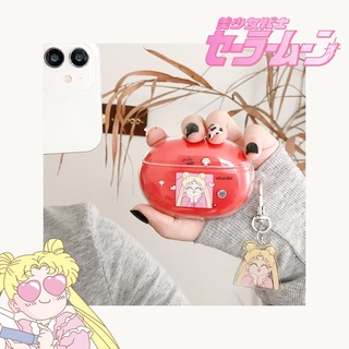 Vỏ bảo vệ hộp sạc tai nghe Beats Studio Buds bằng nhựa trong suốt in họa tiết hoạt hình dễ thương