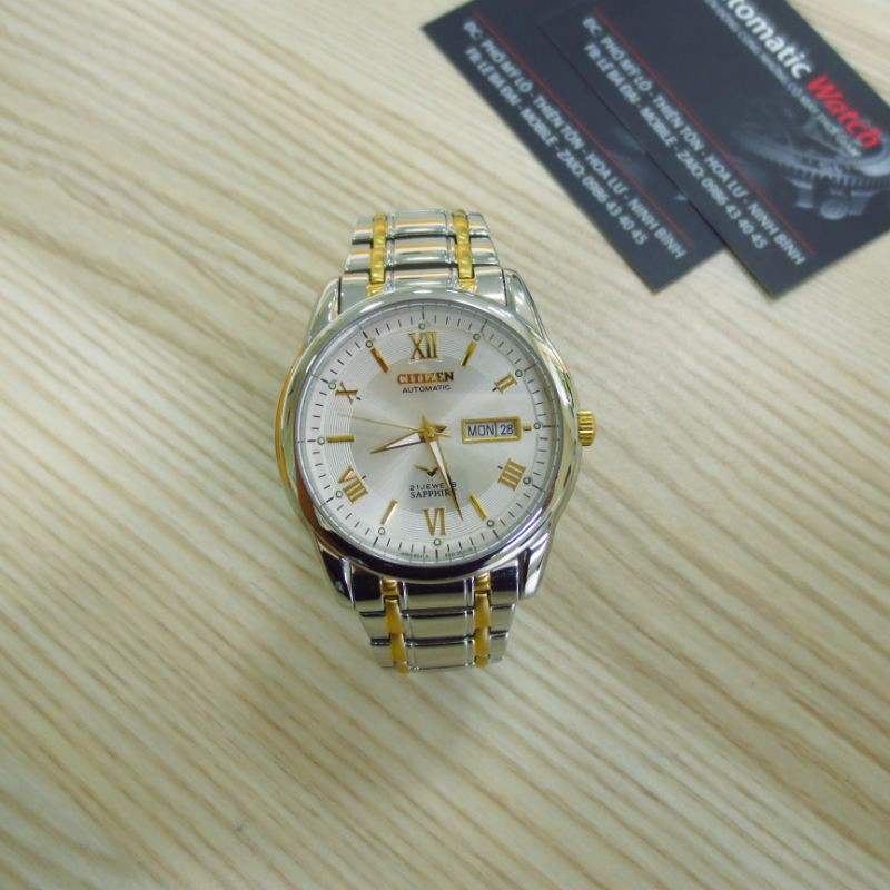 Đồng hồ cơ nam CITIZEN tự động nạp cót nhật bãi xịn