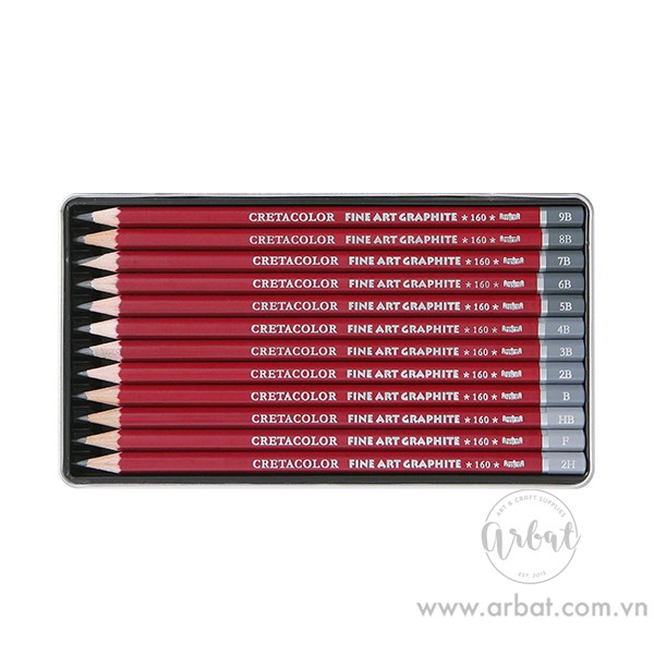 [ARBAT] Set chì graphite Cretacolor CLEOS 12