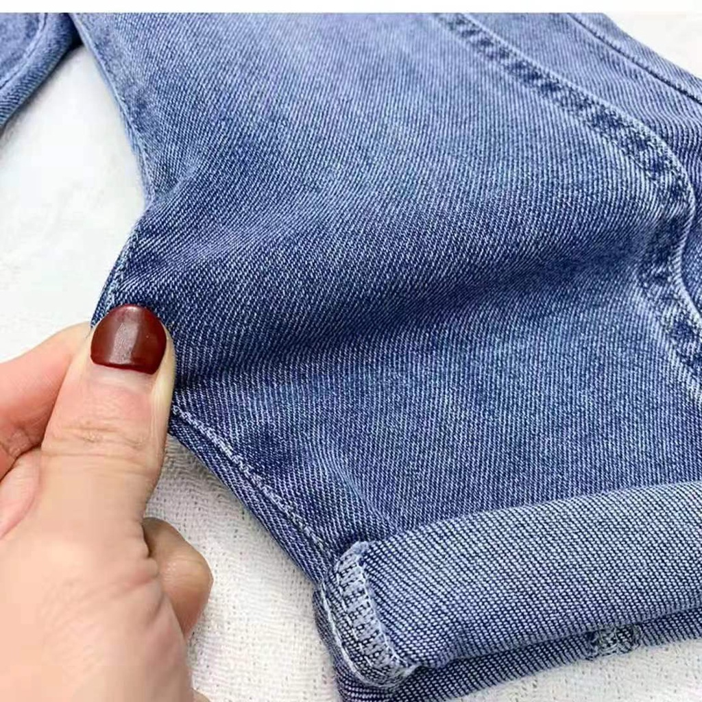 Quần Jean Dài Mềm Mại Co Giãn Phong Cách Thời Trang Thu Đông 2022 Cho Bé Trai