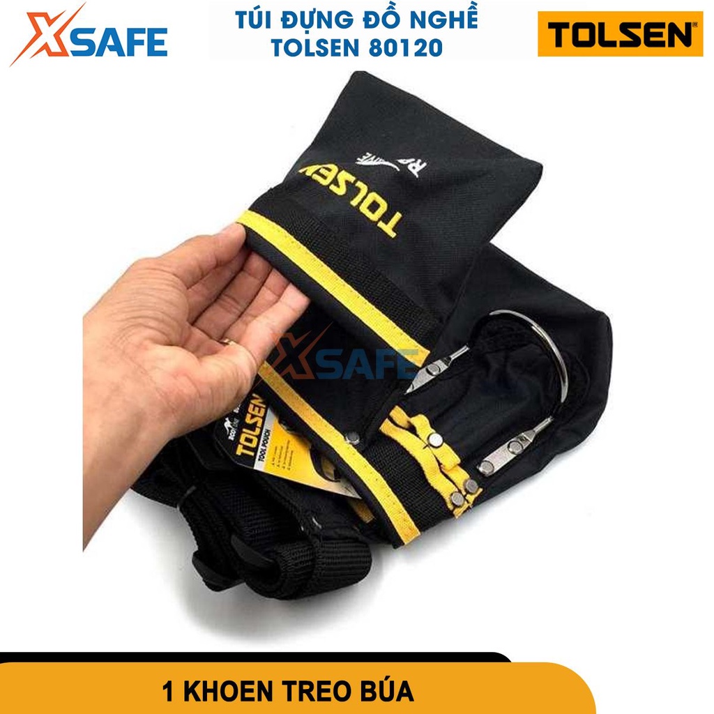 Túi đựng đồ nghề Tolsen 80120 chất liệu chắc chắn bền bỉ, đa năng chứa được nhiều đồ nghề chuyên dụng - [CHÍNH HÃNG]