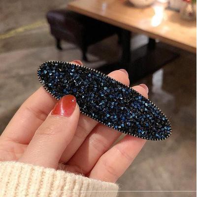 Kẹp tóc kiểu dính đính đá sáng lấp lánh sành điệu cho nữ B162