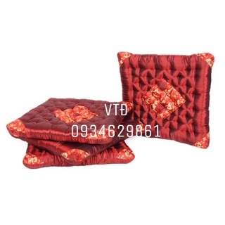 Đệm ngồi bệt gấm lụa 40x40